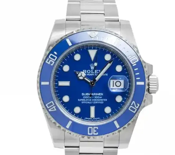 Prestigious Jewelers Rolex 116619LB Submariner Blue 0606
